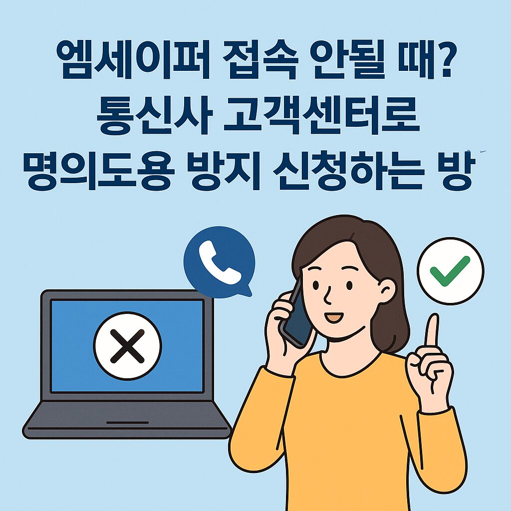 여자-사람이-통신사-고객센터로-전화하는-이미지